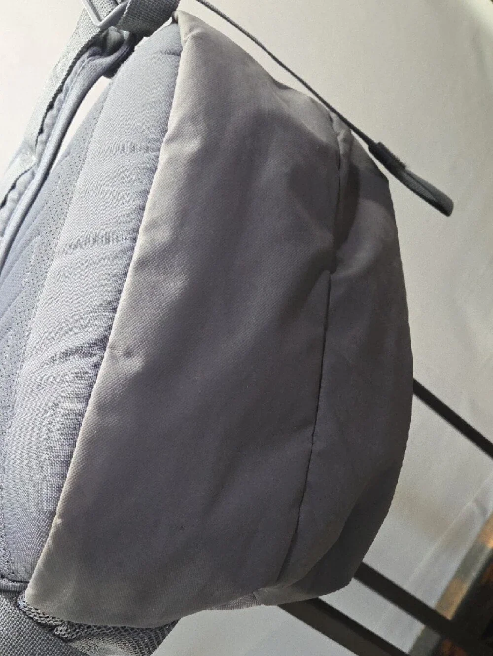 adidas Gray Backpack with Blue Accents